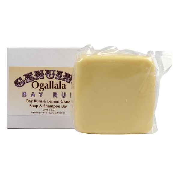 Jabón y Champú Crema Ogallala Bay Rum & Limón - 4.5 Oz