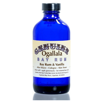 Ogallala Bay Rum & Vanilla Aftershave - 8 Oz