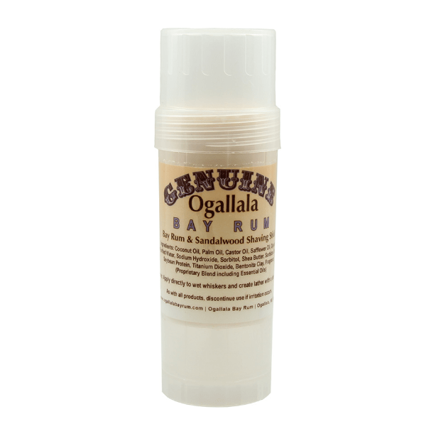 Bâtonnet de rasage Ogallala Bay Rum & Bois de santal - 2,5 oz