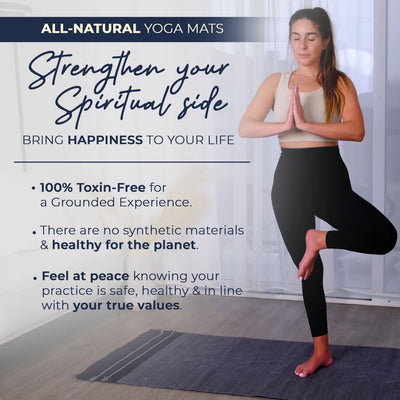 Sustainable Organic Cotton Yoga Mat for Mindful Movement - Korvel