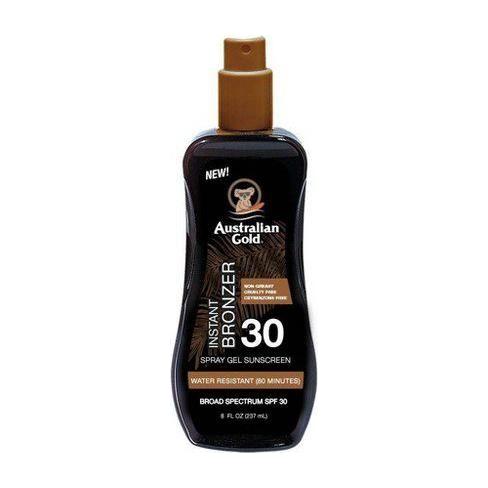 Australian Gold SPF 30 Spray Gel avec Bronzer - 8 Oz