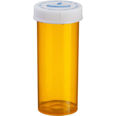 ColorSafe Amber Prescription Vial with Child-Resistant Cap - 8 Dram