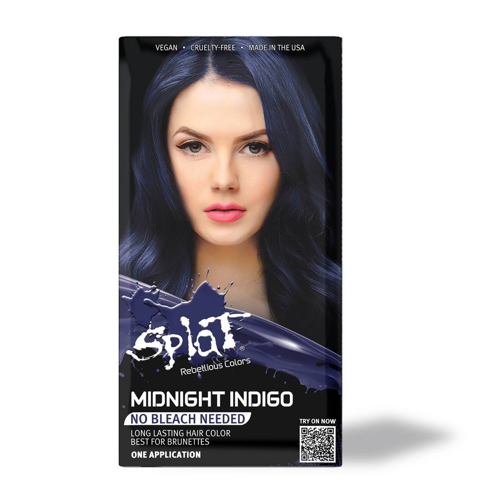 Splat Midnight Indigo Hair Color Kit - Semi-Permanent