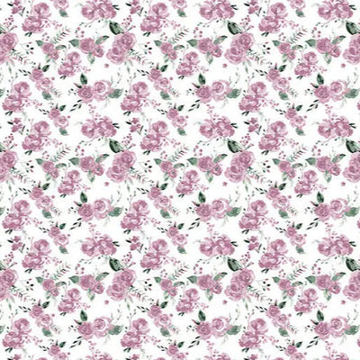 Tela de Cuddle para Acolchar Ramo de Jardín - Elegancia Floral Suave