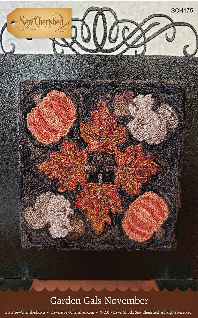 Garden Gals November Needlepoint Pattern