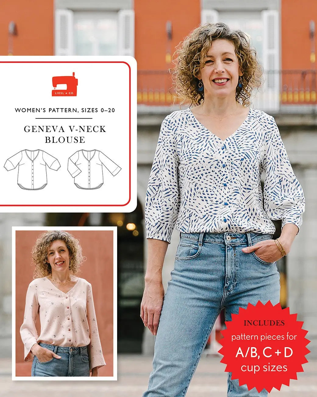 Patron de couture blouse V-neck Genève