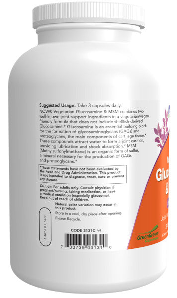 Glucosamina y MSM Premium para el Soporte Articular