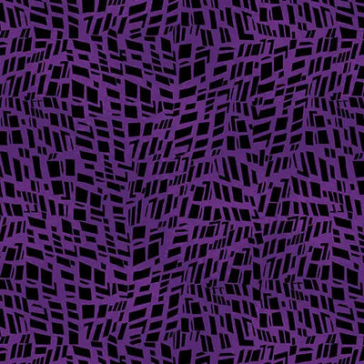 Ve con el flujo de fragmentos de mosaico de algodón morado oscuro