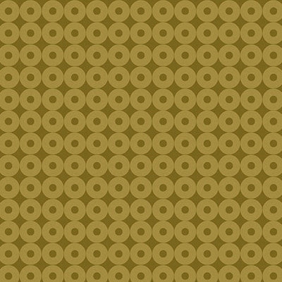 Gold Modern Refinement Circle Grid Geo Cotton Fabric 43"/44" Per Yard