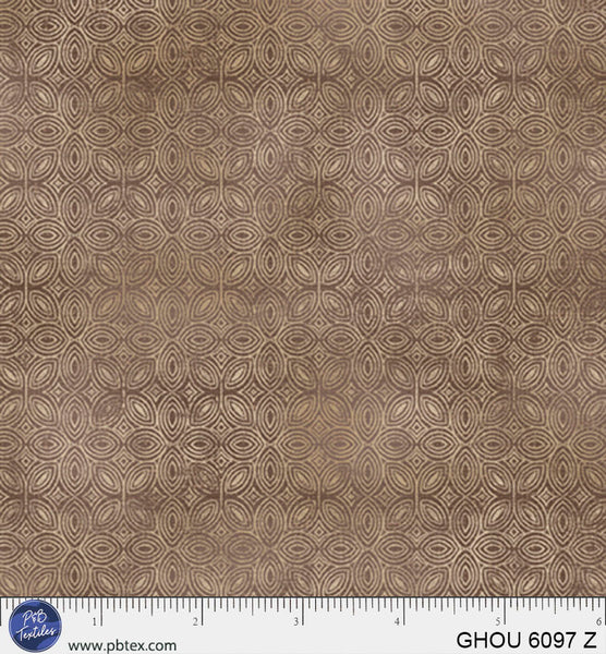 Tela de Algodón Geométrica Tiled Bronze Golden Hour - 44"/45" por Yarda