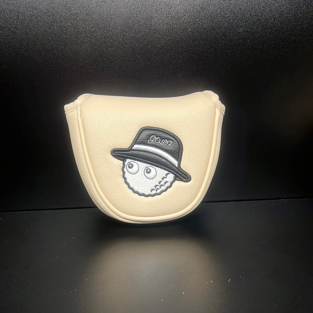 Playful Golf Ball Bucket Hat Headcover for Clubs