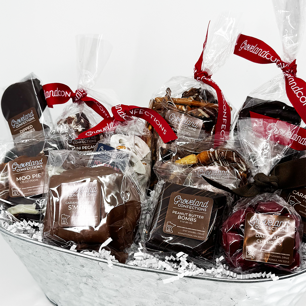 Gopher Tin - Premium Holiday Confection Gift Basket