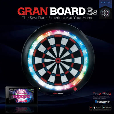 Gran Darts Gran Board 3S Bluetooth Electronic Dartboard - Enhanced Blue Edition - Korvel