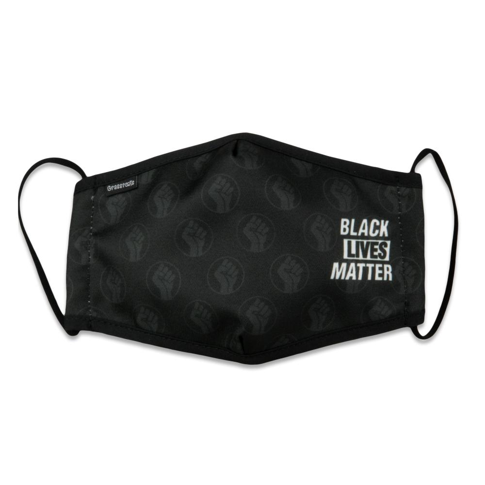 Mascarilla con Patrón de Black Lives Matter
