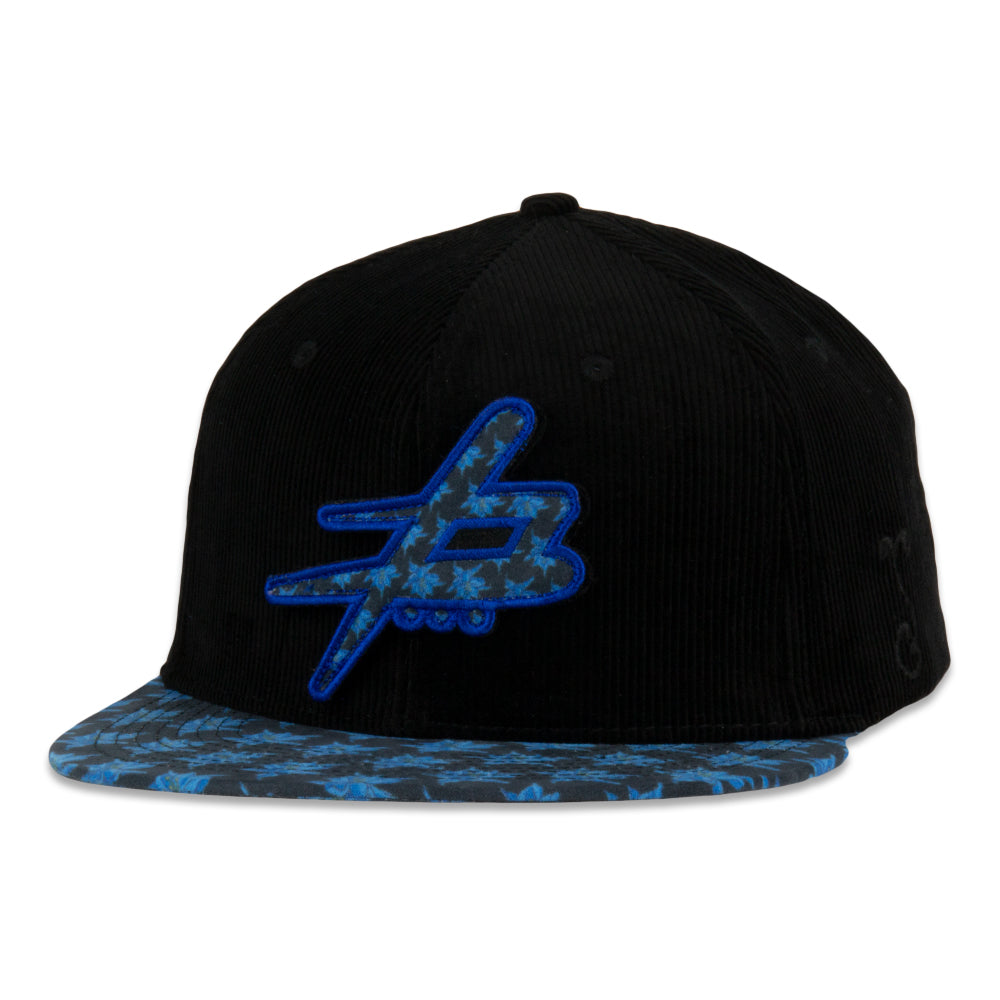 Gorra Strapback Negra con Logo Removible Phlo Designs Columbine