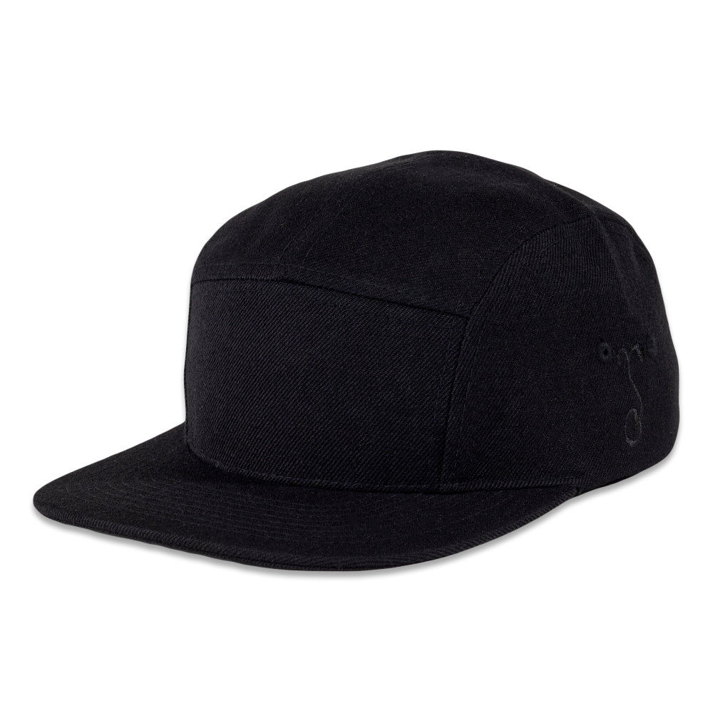 Gorra de 5 paneles negra Touch of Class