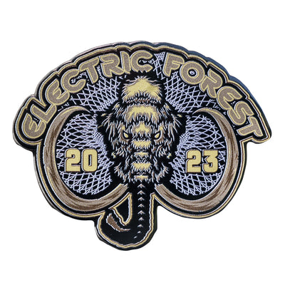Electric Forest Gold Mammoth Pin - Limited Edition