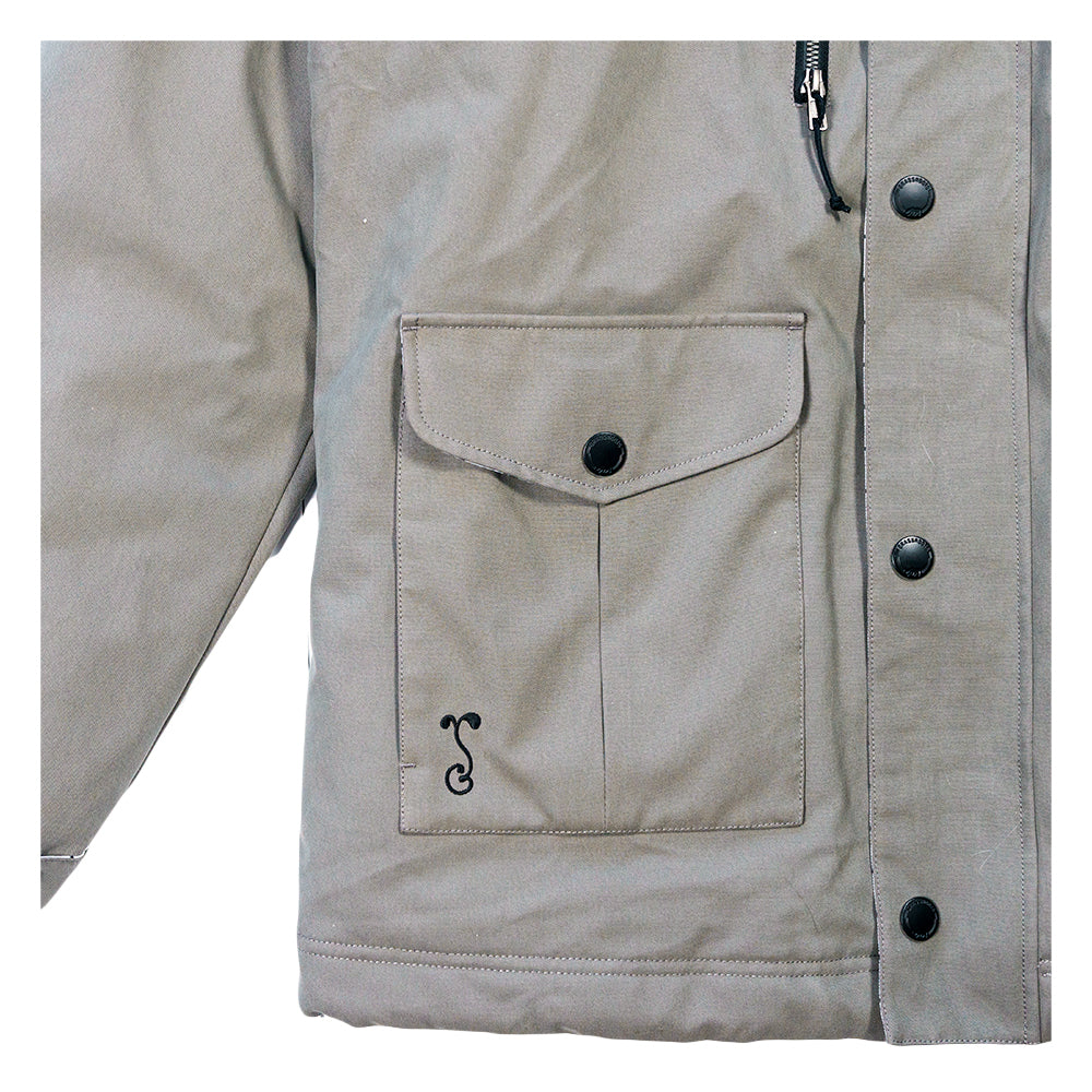 Chaqueta Parka Aaron Brooks Split Moon Gray