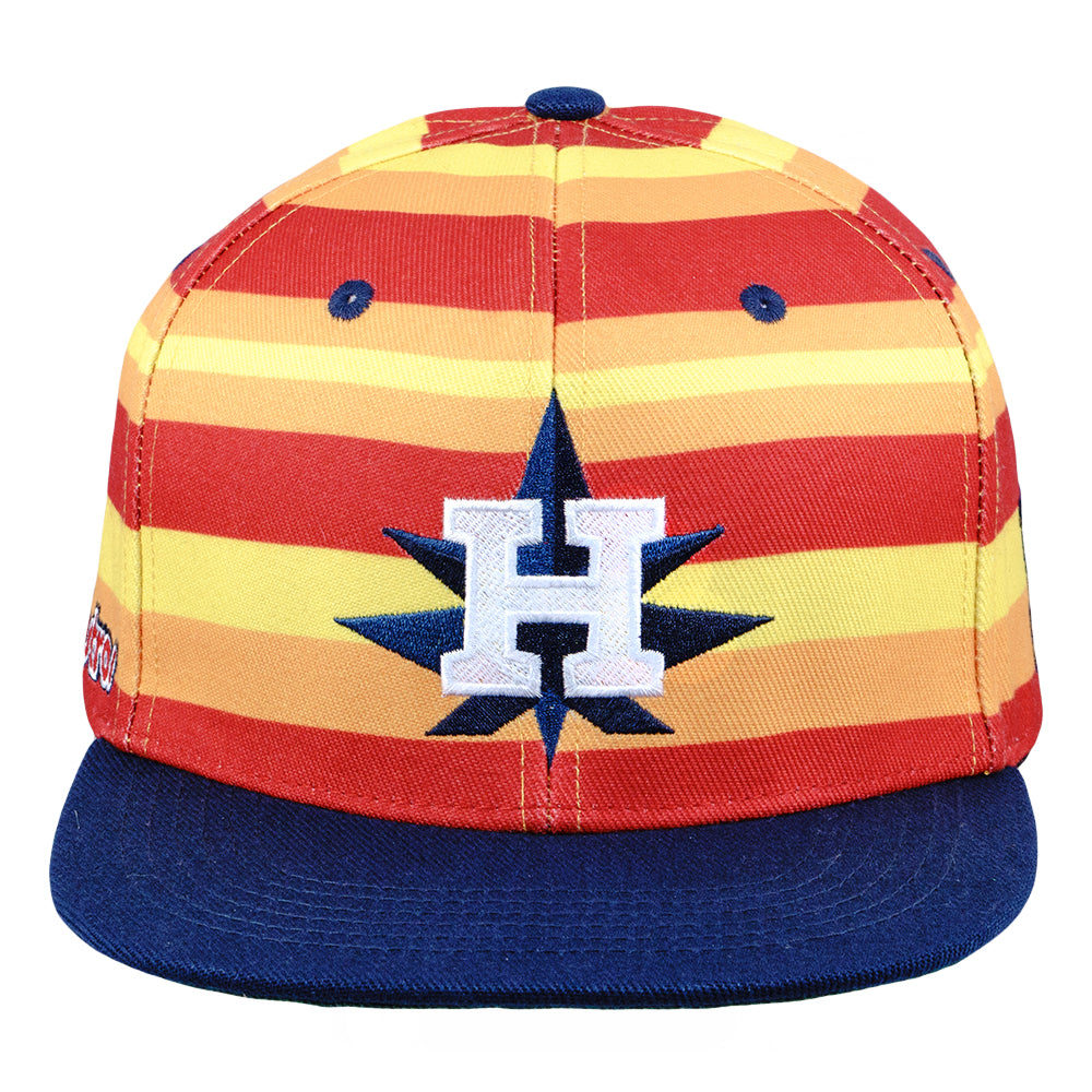 Casquette Snapback Rayée Orange Hashstros