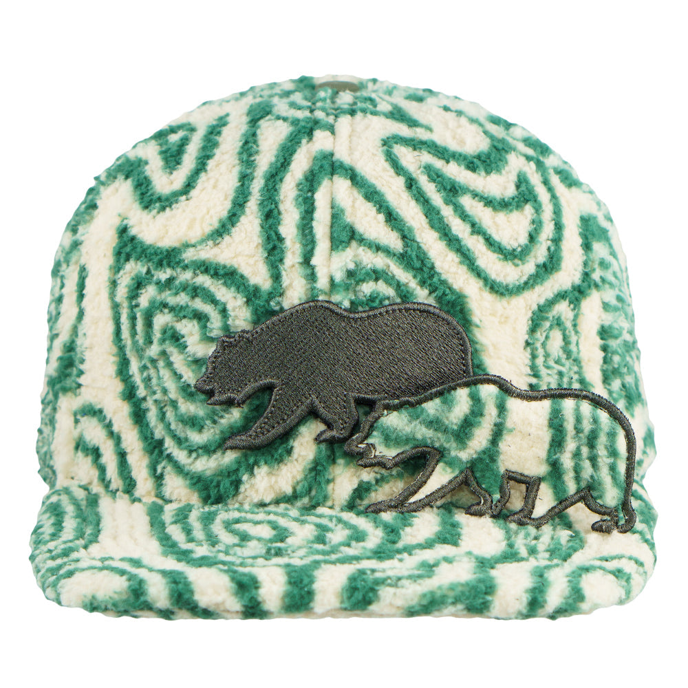 Gorra Snapback de Oso de Peluche Verde Personalizable