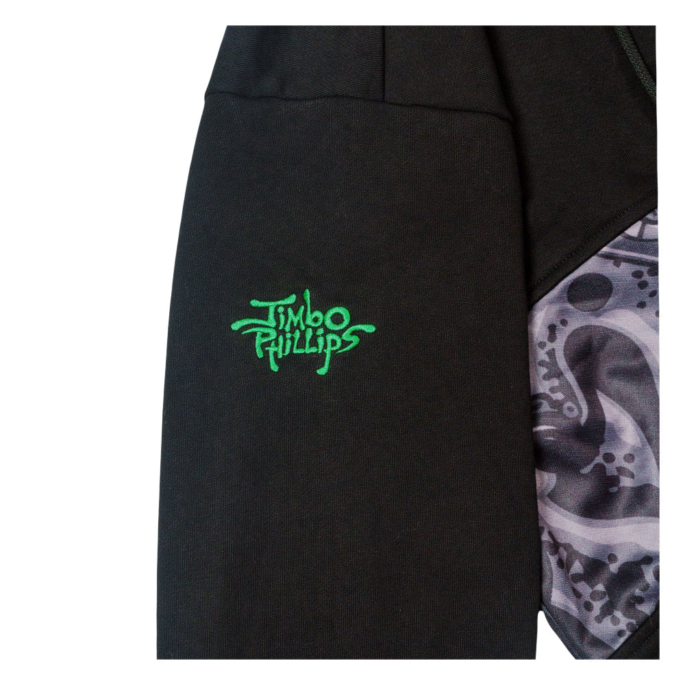 Sudadera con capucha negra alta Jimbo Phillips Never Summer