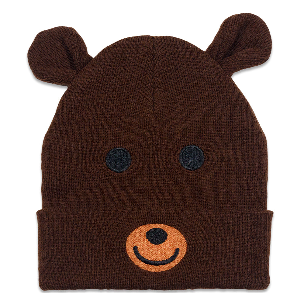 Gorro de Cabeza de Oso Marrón