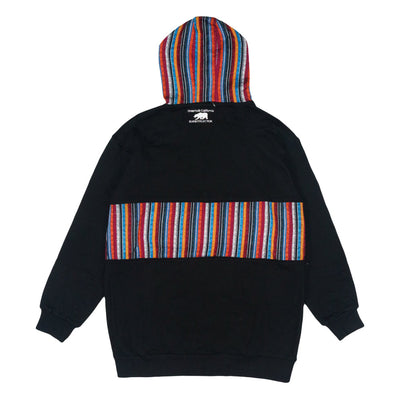 Sudadera con capucha alta negra Taos Bear desmontable