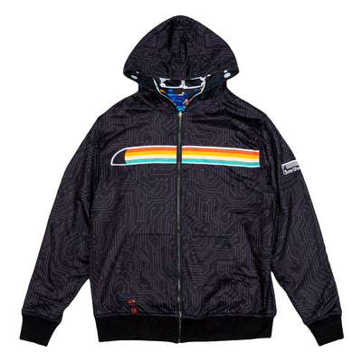 Lazer Shark Circuit Reversible Hoodie