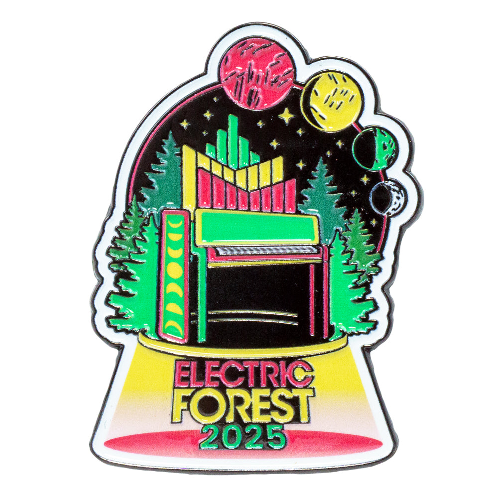 Pin de Piano Verde Electric Forest 2025