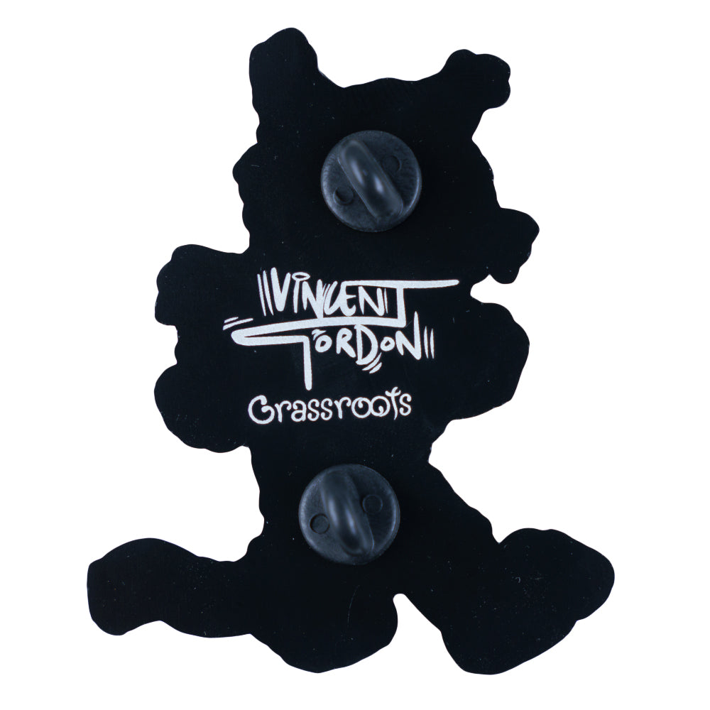 Pin de esmalte de gato verde Vincent Gordon