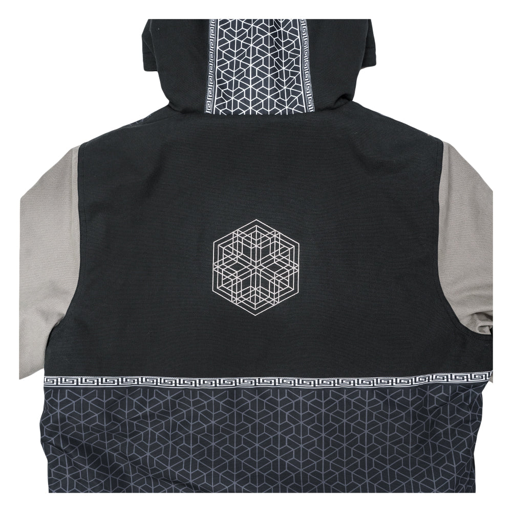 Veste parka en sherpa noir Isomatrix