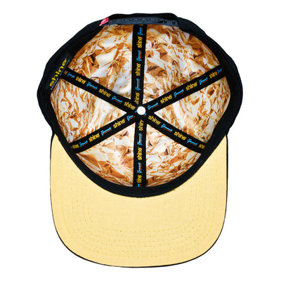 Shine Black Gold Snapback Hat - Korvel