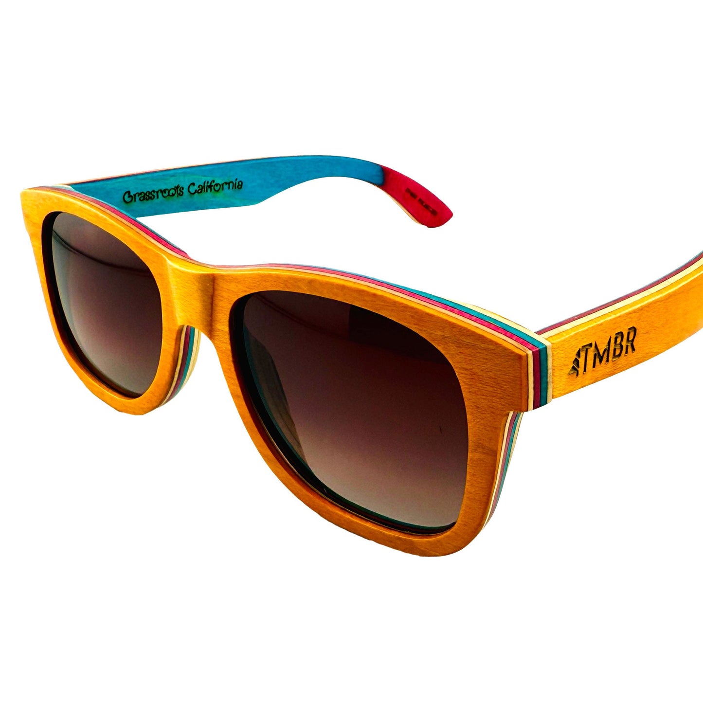 TMBR Jerry Garcia El Viajero Dorado con Gafas de Sol Rosa