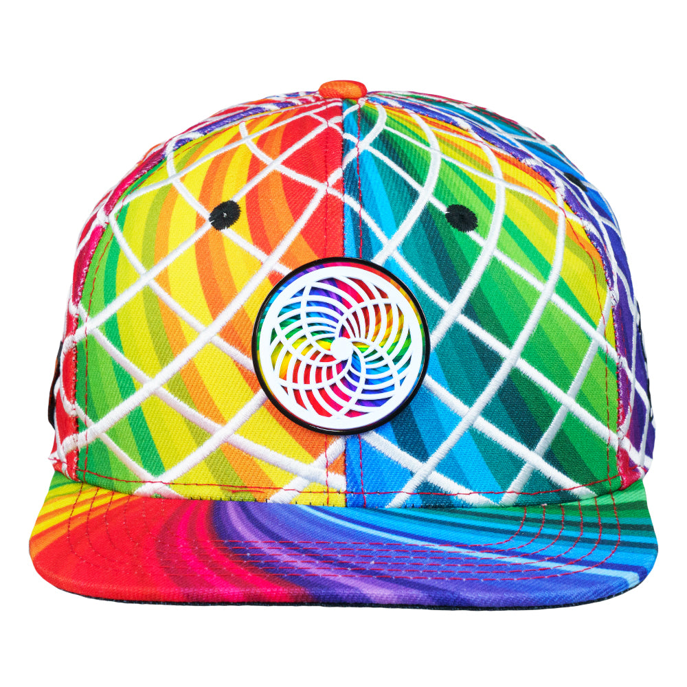 Karma Glass Rainbow Snapback Hat - Korvel