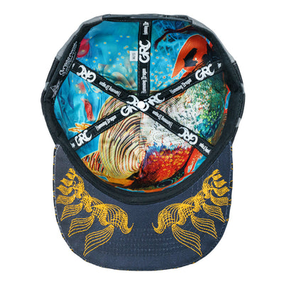 Android Jones Humming Dragon Grey Snapback Hat - Korvel