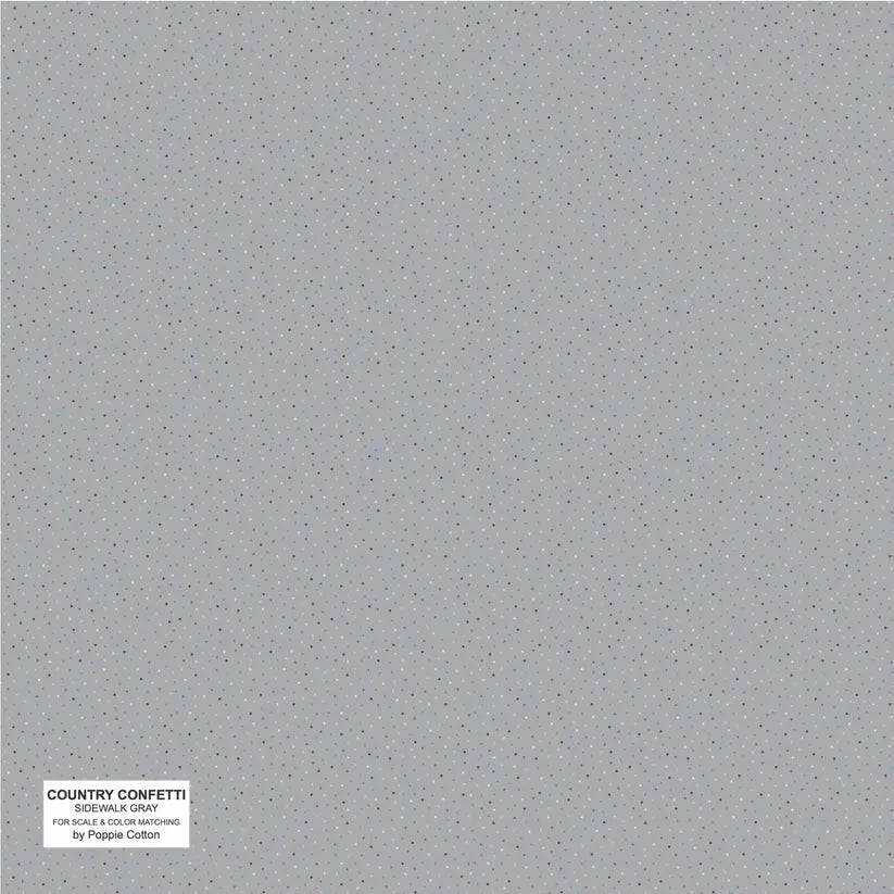 Tissu en coton gris pour trottoir - 44"/45" par yard