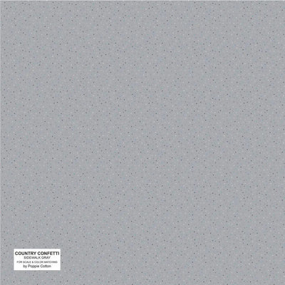 Tissu en coton gris pour trottoir - 44"/45" par yard