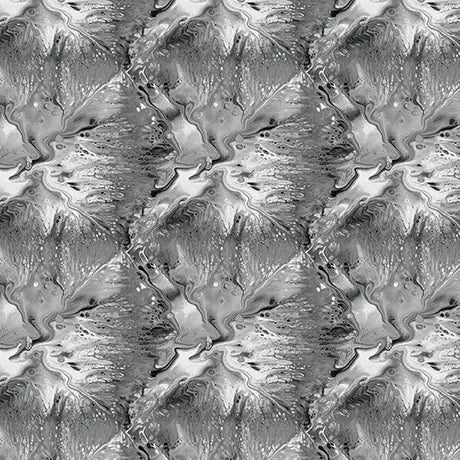 Tela de Algodón Virtuoso Textura Gris - 44"/45" por Yarda