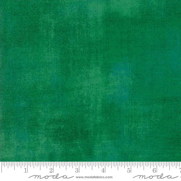 Green Grunge Basics Cotton Fabric 44"/45" Per Yard