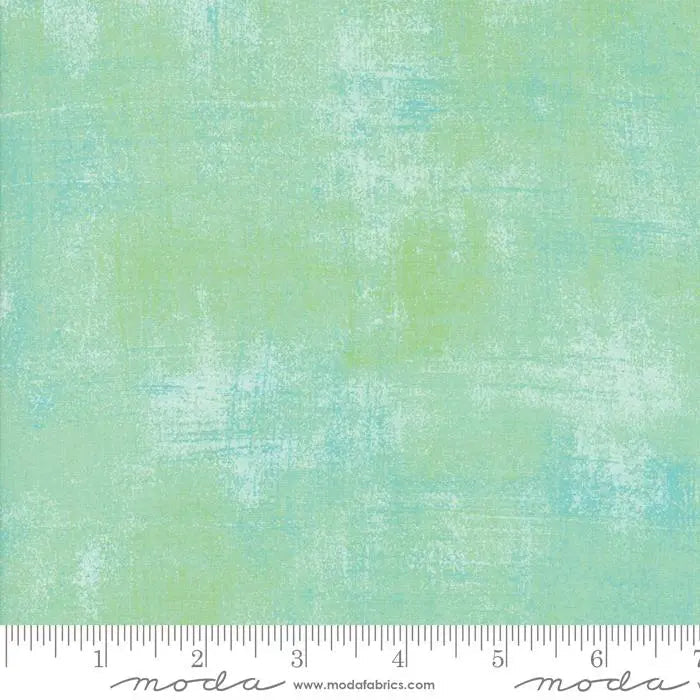 Green Grunge Basics Cabbage Fabric - 44"/45" Per Yard