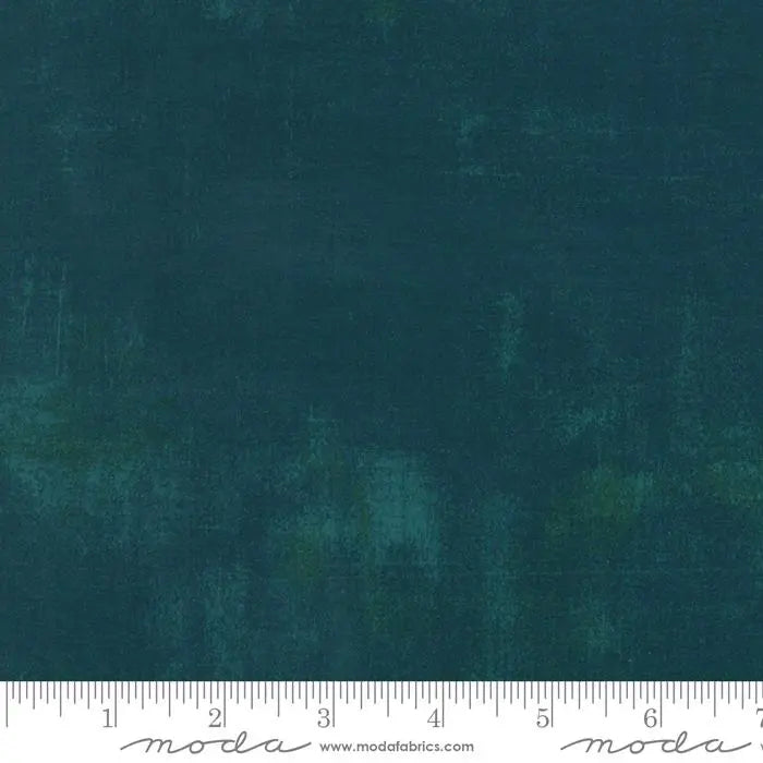 Green Grunge Basics Dark Jade Fabric - 44"/45" Per Yard