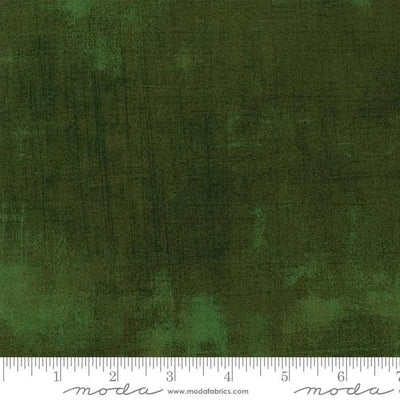 Green Grunge Basics Forest Fabric 44"/45" Per Yard