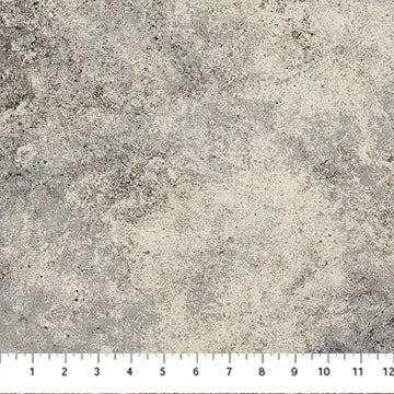 Grey Mountain Mist Stonehenge Cotton Wideback Fabric