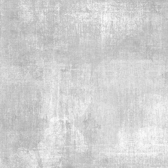 Tela de Algodón Ancha con Pincel Seco Gris Plateado por Yarda
