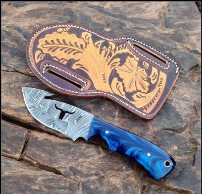 Ultimate Guthook Skinning Knife – 9" Premium Damascus Blade with Ergonomic Handle - Korvel