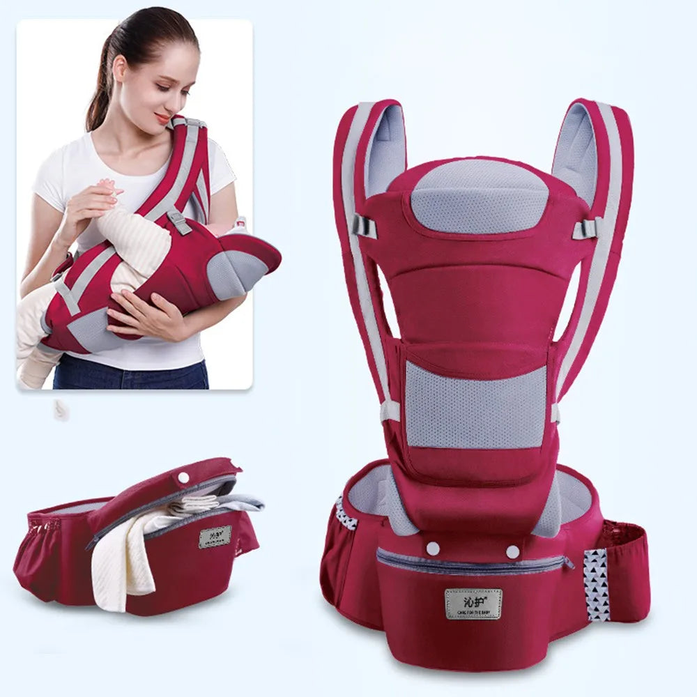Porte-bébé ergonomique 3-en-1 pour nourrissons et tout-petits