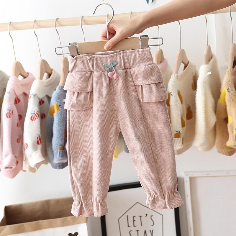 Pantalons à volants décontractés élégants pour bébés filles