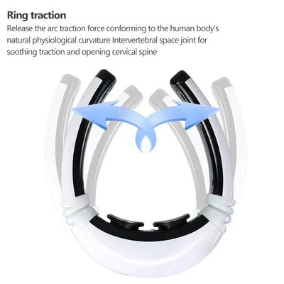 Smart Shoulder Neck Massager Electric Neck Massage Health Care Relaxation Three Heads Relieve Stress Fatigue Pain Relief tool - Korvel