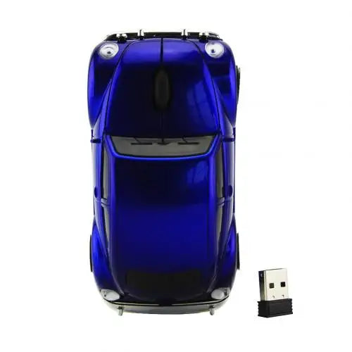 Funny Car Shape Ergonomic Wireless Mouse with Receiver For PC Laptop Gaming mouse Mini Car mouse game mouse 2.4GHz - Korvel