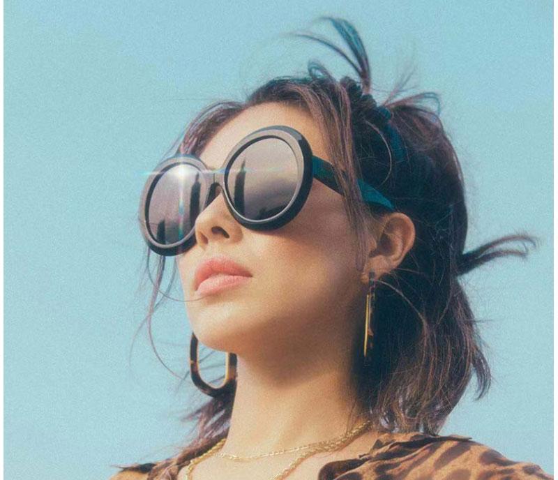Luxury Round Oversized Vintage Sunglasses for Women